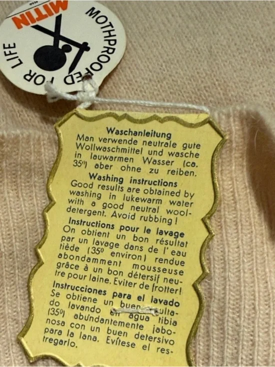 NWT Deadstock Vintage 1950s Luisa Spagnoli Anglimere Top IT 46 US S/M Amazing!! - Picture 7 of 11